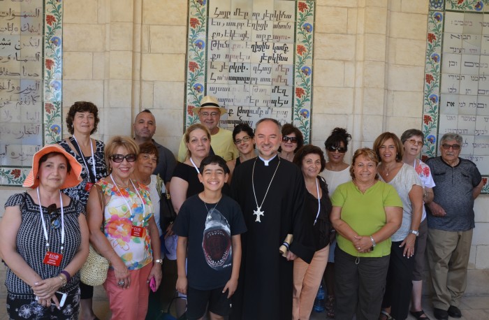 Pilgrims Arrive in the Holy Land
