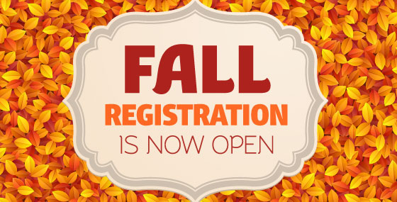 Fall Enrollment Now Open